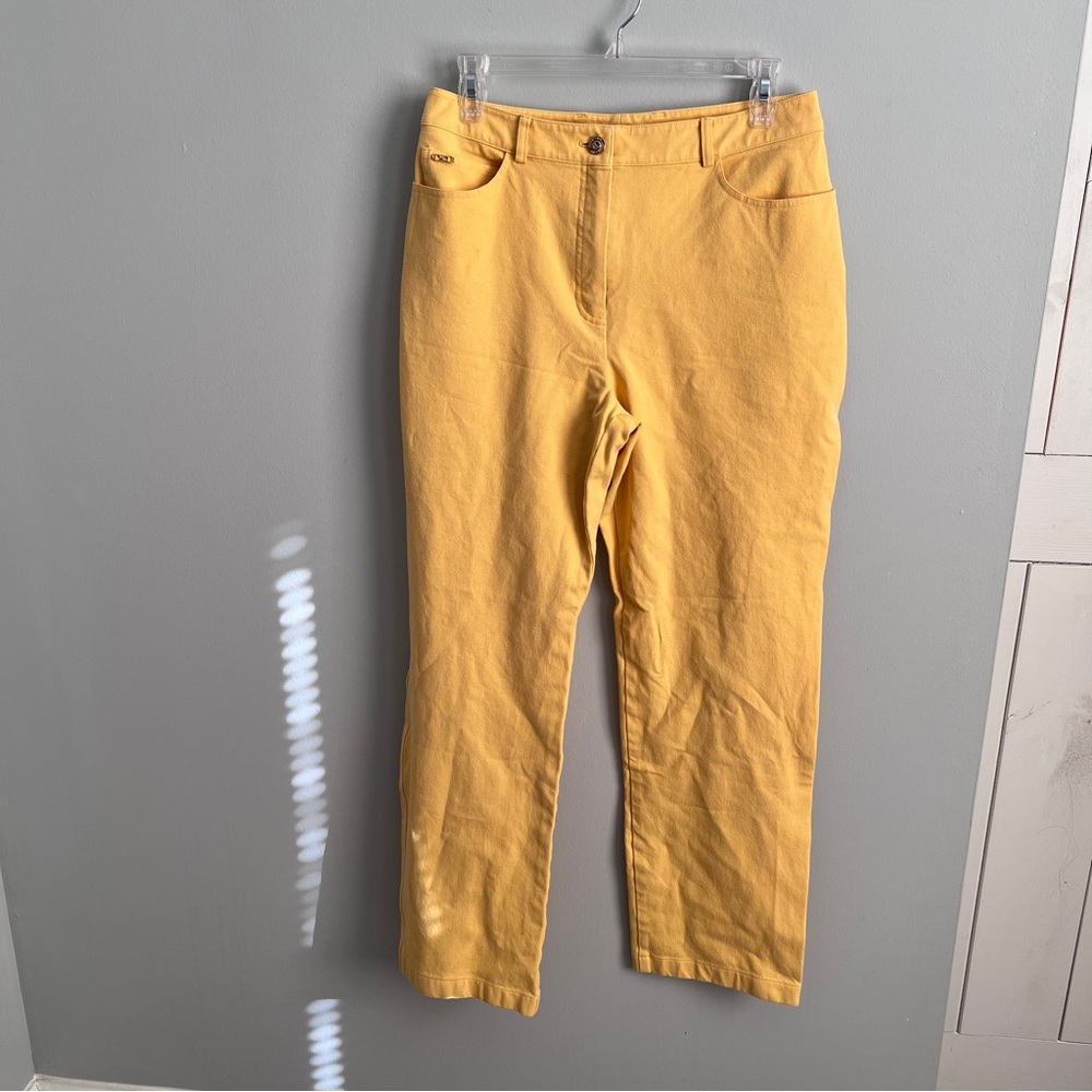 Butter Yellow Pants size 8